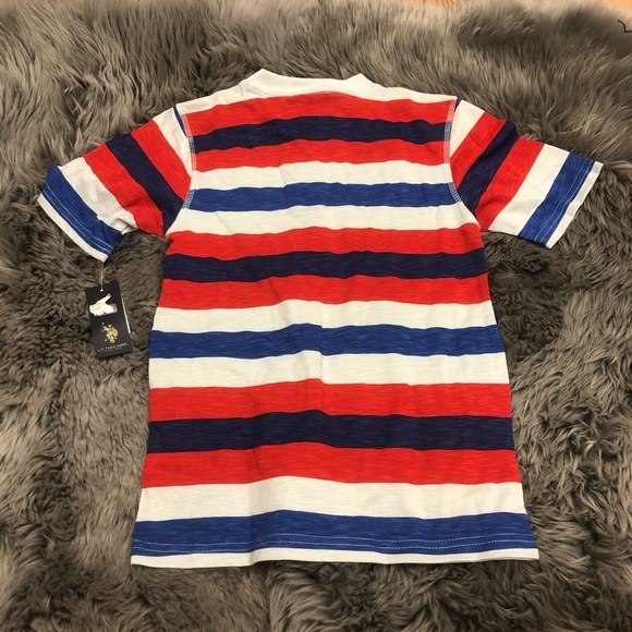 U.S Polo Assn. | Boy's Striped T-Shirt | Size 10/12 - Picture 2 of 2